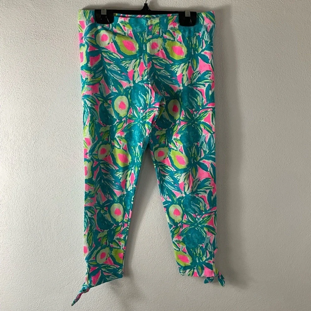 Girls Lilly Pulitzer Guac and Roll print Maia Leggings Sz XL (12/14)